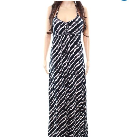 Tie Dye boho maxi Halter Sun Dress *Sahalie* XL - Picture 2 of 4